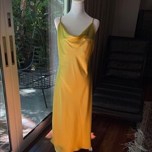 Joie Yellow Midi Dress
